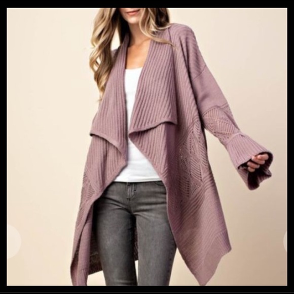 Boutique Sweaters - Multi-Textured Cardigan